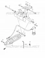 BIELLETTE D'AMORTISSEUR pour Suzuki BURGMAN 400 2005