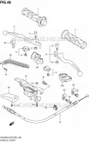 ENSEMBLE LEVIERS   POIGNEES pour Suzuki BURGMAN 400 2005