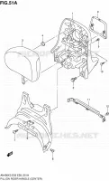 SUPPORT DOSSERET (CENTER)(MODELE K4) pour Suzuki BURGMAN 400 2005