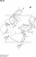 VIDE POCHE (MODELE K3) pour Suzuki BURGMAN 400 2005