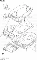 COFFRE pour Suzuki BURGMAN 400 2006