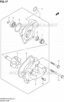 POMPE A EAU pour Suzuki BURGMAN 400 2006