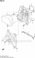 SUPPORT DOSSERET (CENTER)(MODELE K3) pour Suzuki BURGMAN 400 2006