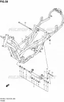 CADRE (AN400L1 E33) pour Suzuki BURGMAN 400 2011
