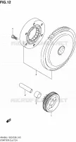 ROUE LIBRE DE DEMARREUR pour Suzuki BURGMAN 400 2011