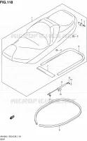 SELLE (AN400L1 E03) pour Suzuki BURGMAN 400 2011