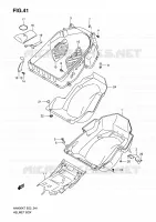 COFFRE pour Suzuki BURGMAN 400 2009