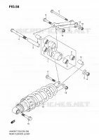 BIELLETTE D'AMORTISSEUR pour Suzuki BURGMAN 400 2009