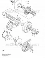TRANSMISSION (1) pour Suzuki BURGMAN 400 2009