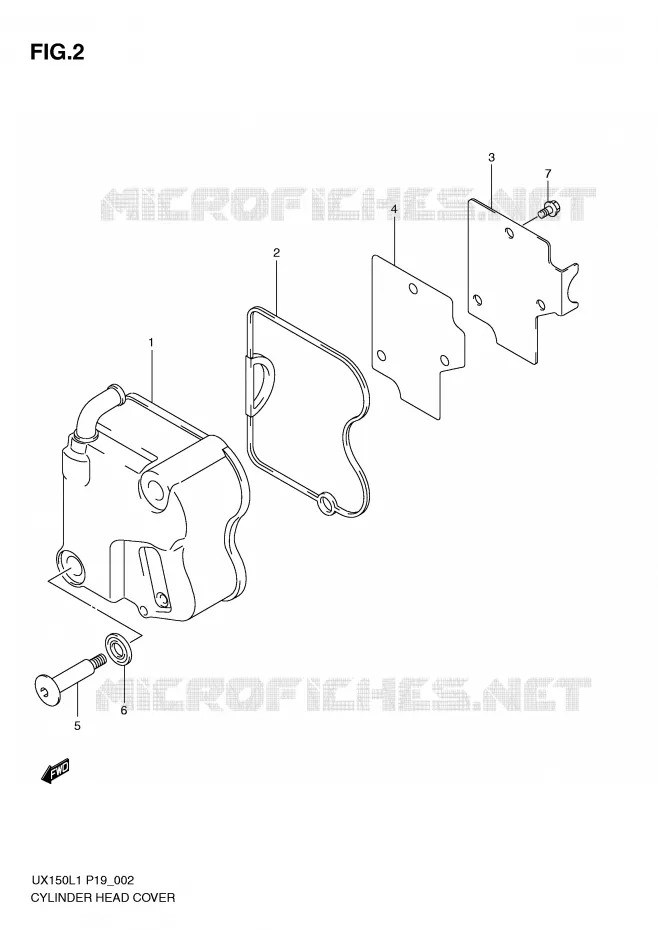 COUVERCLE DE CULASSE Suzuki SCOOTER 150 SIXTEEN 2011  UX150L1(P19)