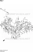 CARTER (AN400AL1 E33) pour Suzuki BURGMAN 400 2011