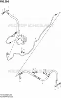 DURITE DE FREIN ARRIERE (AN400AL2 E24) pour Suzuki BURGMAN 400 2012
