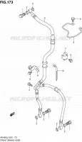 DURITE DE FREIN AVANT (AN400L2 E02) pour Suzuki BURGMAN 400 2012