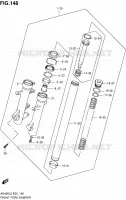 FOURCHE (AN400AL2 E19) pour Suzuki BURGMAN 400 2012
