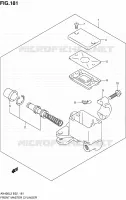 MAITRE CYLINDRE AVANT (AN400L2 E19) pour Suzuki BURGMAN 400 2012