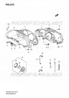 COMPTEUR (AN400K5/K6 P37) pour Suzuki BURGMAN 400 2005