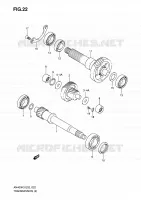 TRANSMISSION (2) pour Suzuki BURGMAN 400 2006