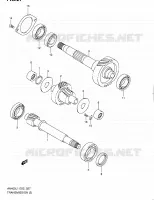 TRANSMISSION (2) pour Suzuki BURGMAN 400 2012