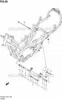 CADRE (AN400AL2 E19) pour Suzuki BURGMAN 400 2012