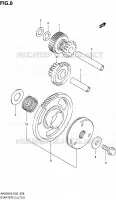 ROUE LIBRE DE DEMARREUR pour Suzuki BURGMAN 650 2008