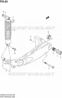 BRAS OSCILLANT ARRIERE pour Suzuki BURGMAN 650 2009