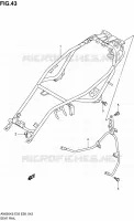 CADRE ARRIERE pour Suzuki BURGMAN 650 2010