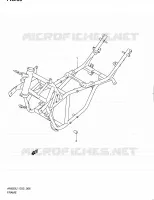 CADRE (AN650L1 E19) pour Suzuki BURGMAN 650 2011