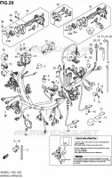 FAISCEAU ELECTRIQUE (AN650AL1 E24) pour Suzuki BURGMAN 650 2011