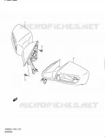 RETROVISEUR (AN650AL1 E19) pour Suzuki BURGMAN 650 2011