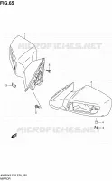 RETROVISEUR (AN650) pour Suzuki BURGMAN 650 2006