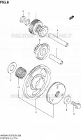 ROUE LIBRE DE DEMARREUR pour Suzuki BURGMAN 650 2007