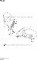 RETROVISEUR (AN650A) pour Suzuki BURGMAN 650 2008