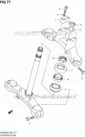 COLONNE DE DIRECTION pour Suzuki BURGMAN 650 2009
