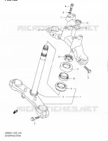 COLONNE DE DIRECTION pour Suzuki BURGMAN 650 2012