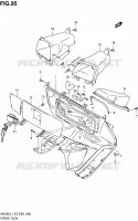 BOITE AVANT (AN650L1 E03) pour Suzuki BURGMAN 650 2011