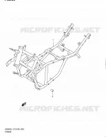 CADRE (AN650L1 E03) pour Suzuki BURGMAN 650 2011
