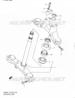 COLONNE DE DIRECTION pour Suzuki BURGMAN 650 2011
