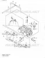 CORPS DE PAPILLON (AN650AL1 E28) pour Suzuki BURGMAN 650 2011