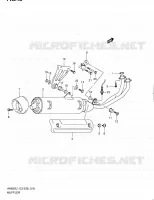 SILENCIEUX (AN650L1 E33) pour Suzuki BURGMAN 650 2011