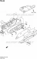 CARTER TRANSMISSION pour Suzuki BURGMAN 650 2012