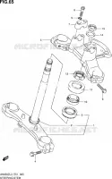 COLONNE DE DIRECTION pour Suzuki BURGMAN 650 2013