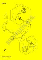 CLIGNOTANTS (VZR1800L2 E03) pour Suzuki INTRUDER 1800 2012