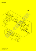 ETRIER DE FREIN ARRIERE (GSF650UL2 E21) pour Suzuki BANDIT 650 2015