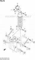 BIELLETTE D'AMORTISSEUR (DL1000L2 E33) pour Suzuki V-STROM 1000 2012