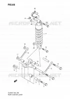 BIELLETTE D'AMORTISSEUR pour Suzuki V-STROM 650 2009