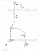 DURITE DE FREIN AVANT (DL650L1 E19) pour Suzuki V-STROM 650 2011