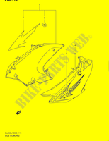 FLANCS DE CARENAGES pour Suzuki V-STROM 650 2012