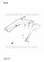 CARENAGES ARRIERE pour Suzuki V-STROM 650 2008