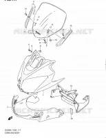 CARENAGES   ETIQUETTES pour Suzuki V-STROM 650 2011