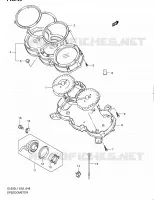 COMPTEUR (DL650UEL1 E19) pour Suzuki V-STROM 650 2011
